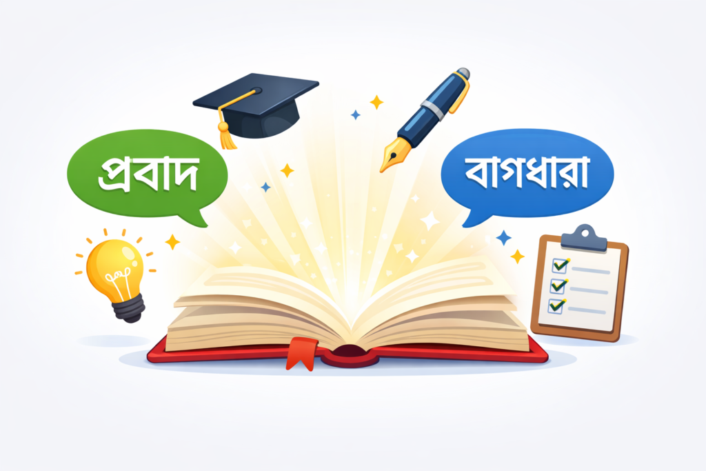 প্রবাদ ও বাগধারা: সংজ্ঞা, পার্থক্য ও উদাহরণসহ সহজ আলোচনা